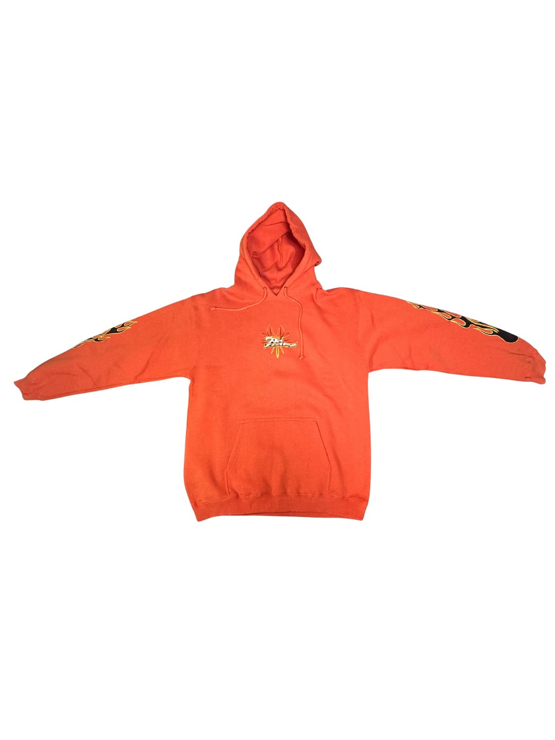 빈티지 00s 노피어 Nofear 드래곤 플레임 후디 후드티 L 상품이미지2