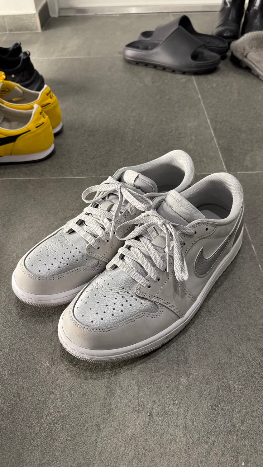 나이키 에어 조던 1 로우 회색/실버 280 상품이미지3