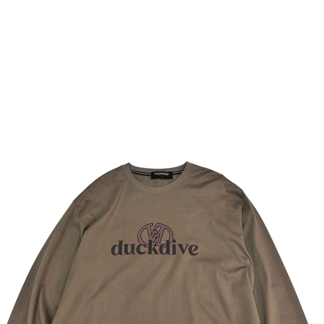 덕다이브 로고 카키 롱 슬리브 상품이미지2