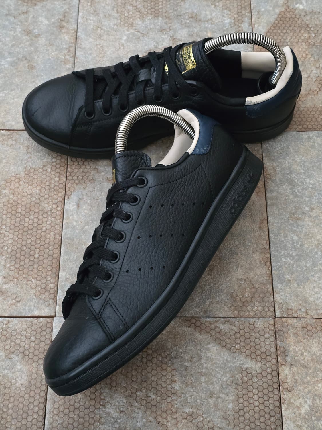 (255)아디다스 스탠스미스 블랙 네이비  상품이미지2