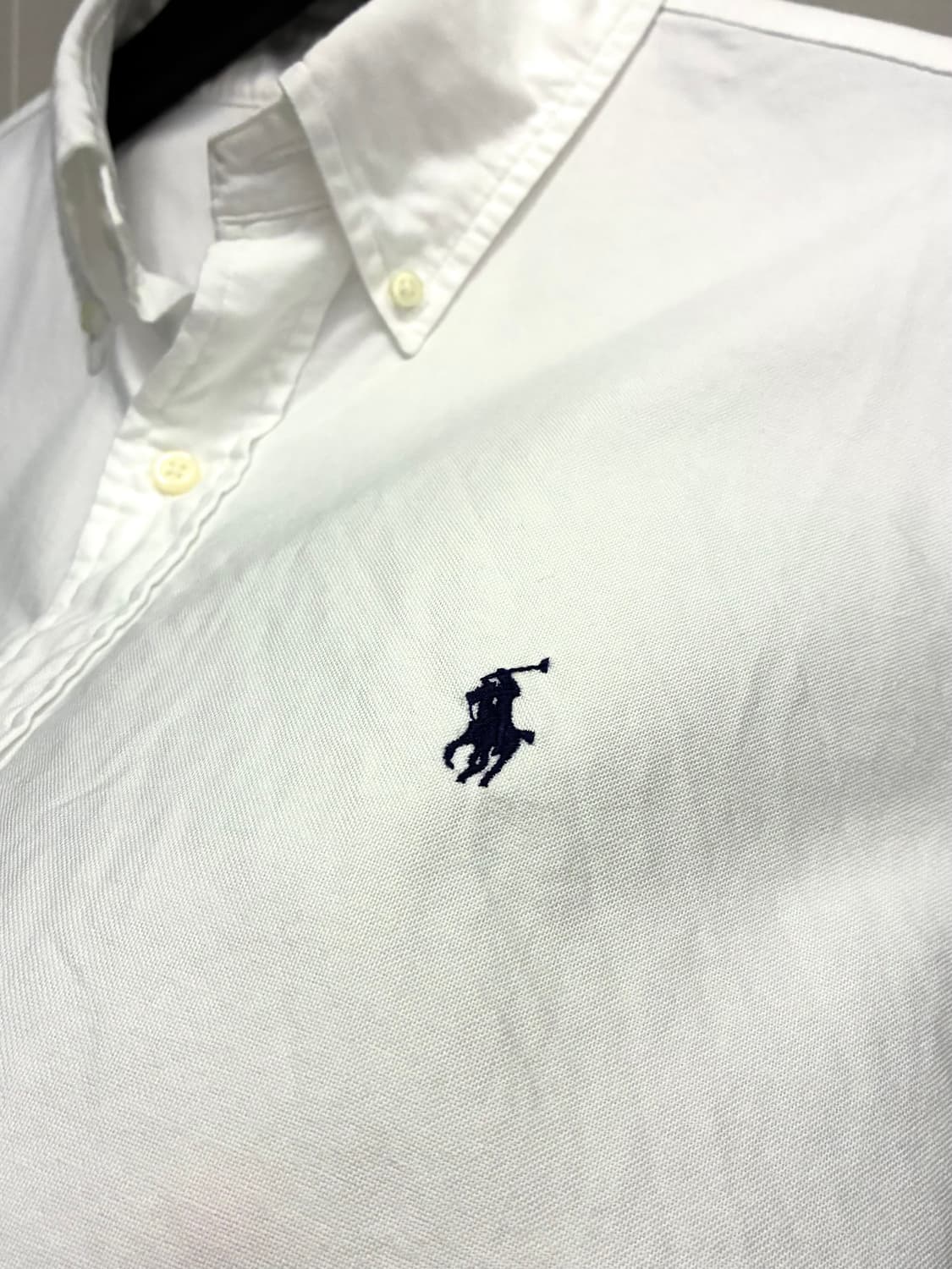 (L/105)POLO 폴로랄프로렌 클래식 화이트 옥스포드 셔츠 폴로셔츠 상품이미지4
