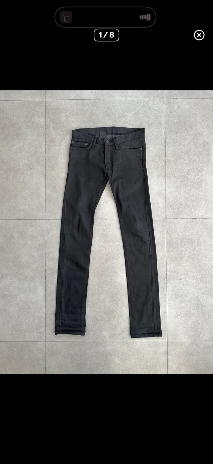 dior homme 07fw wax coated denim 상품이미지1