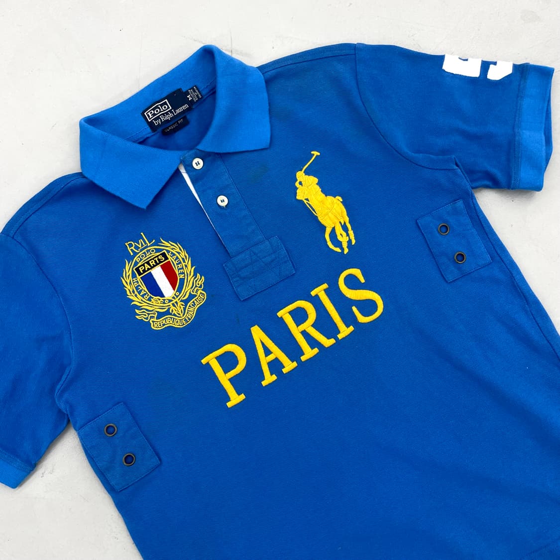 폴로 치프키프 빅포니 PARIS 파리 PK 카라 반팔 티셔츠 상품이미지2