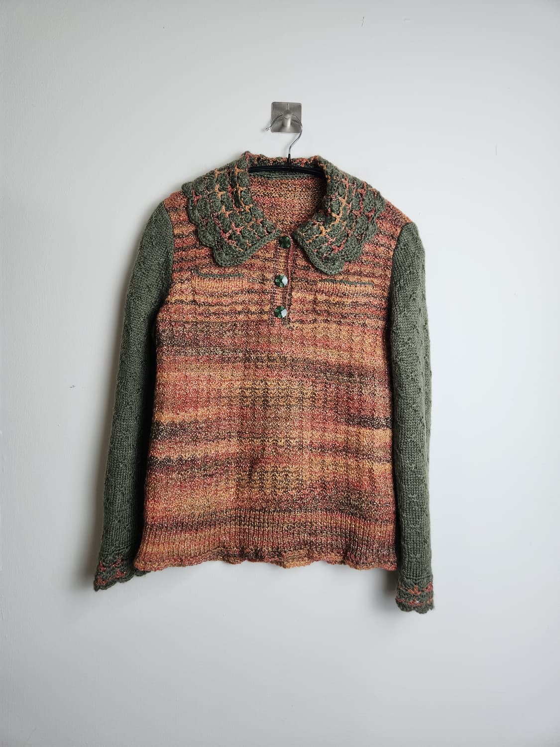 믹스 물결 니트 상품이미지5