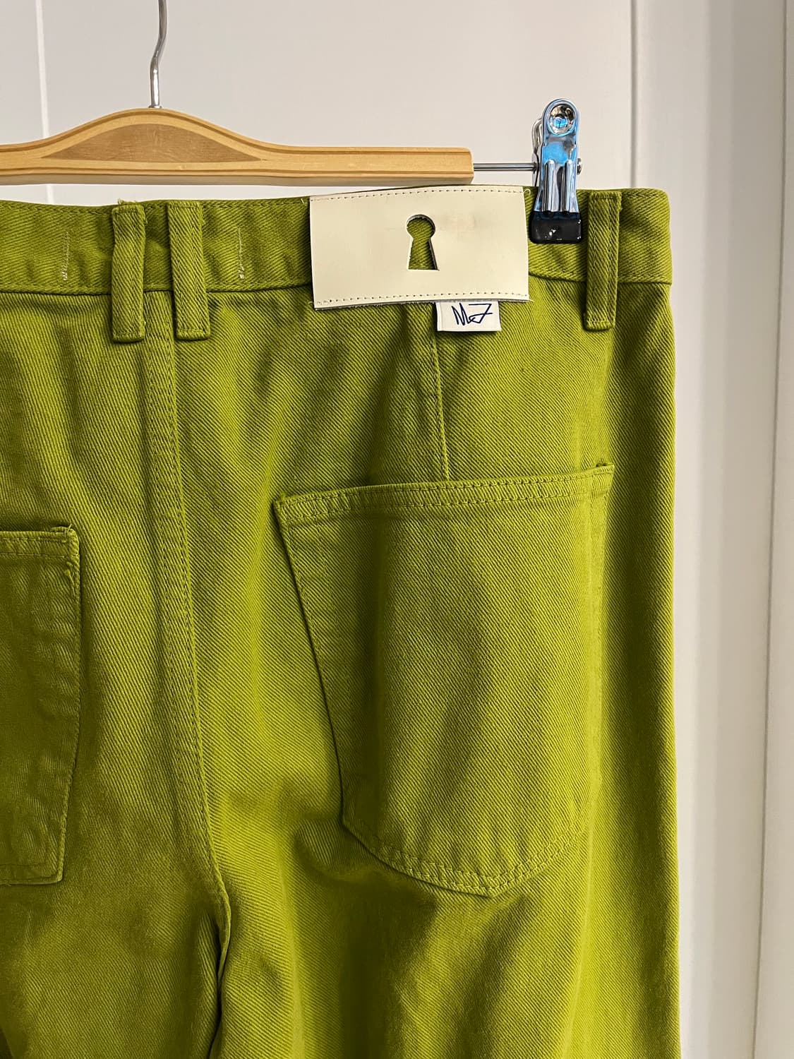 세컨모노 올리브그린 데님팬츠 상품이미지5