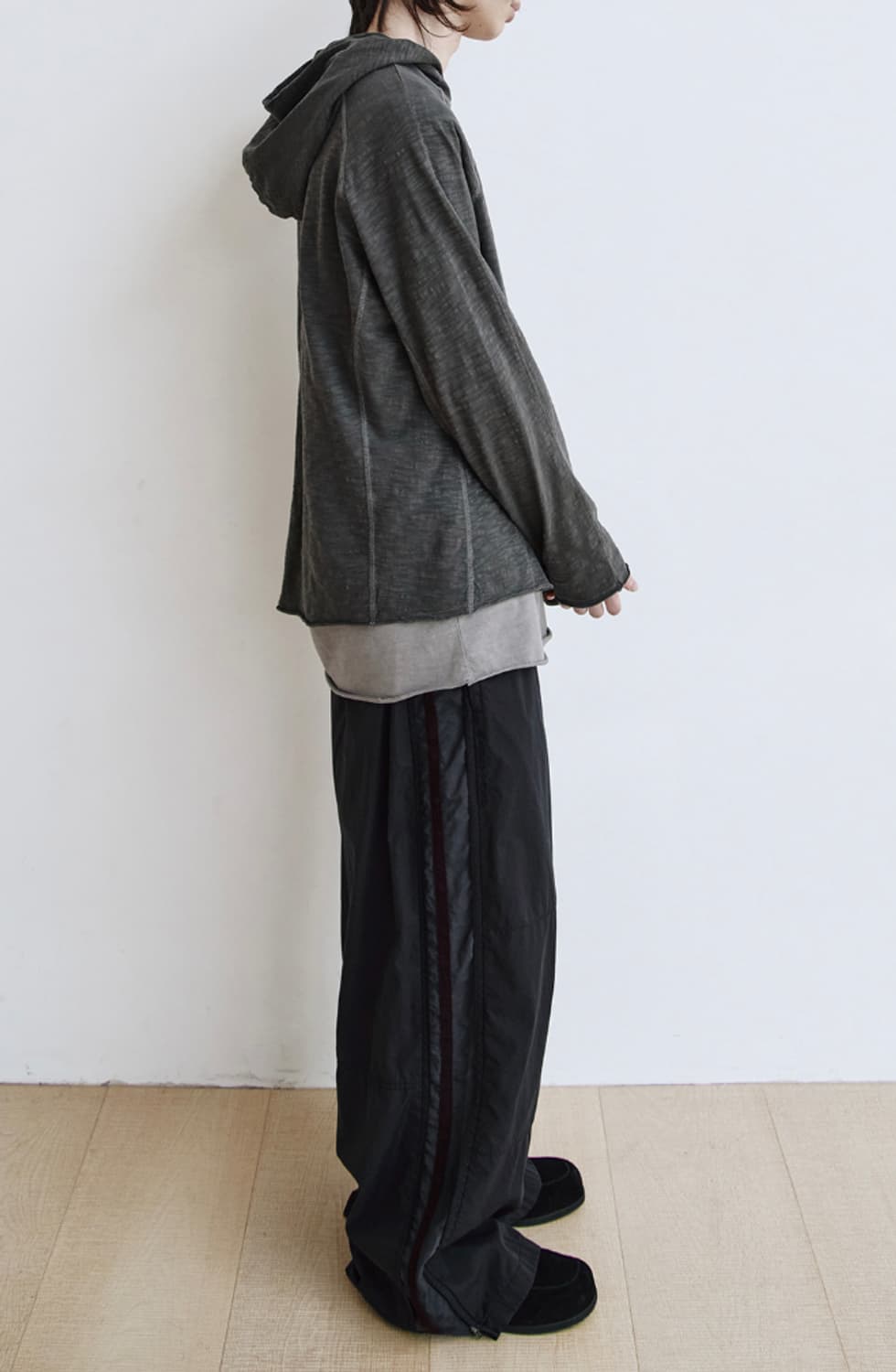 [2] 폴리테루 올드스쿨트랙팬츠 블루블랙 상품이미지1