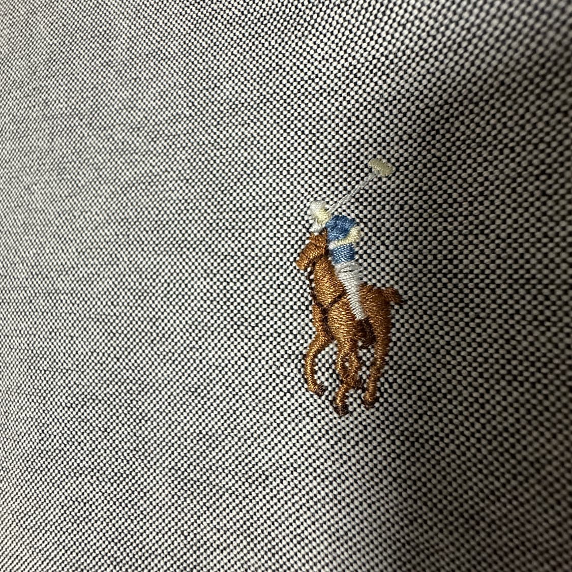 POLO RALPH LAUREN oxford shirt grey 상품이미지3