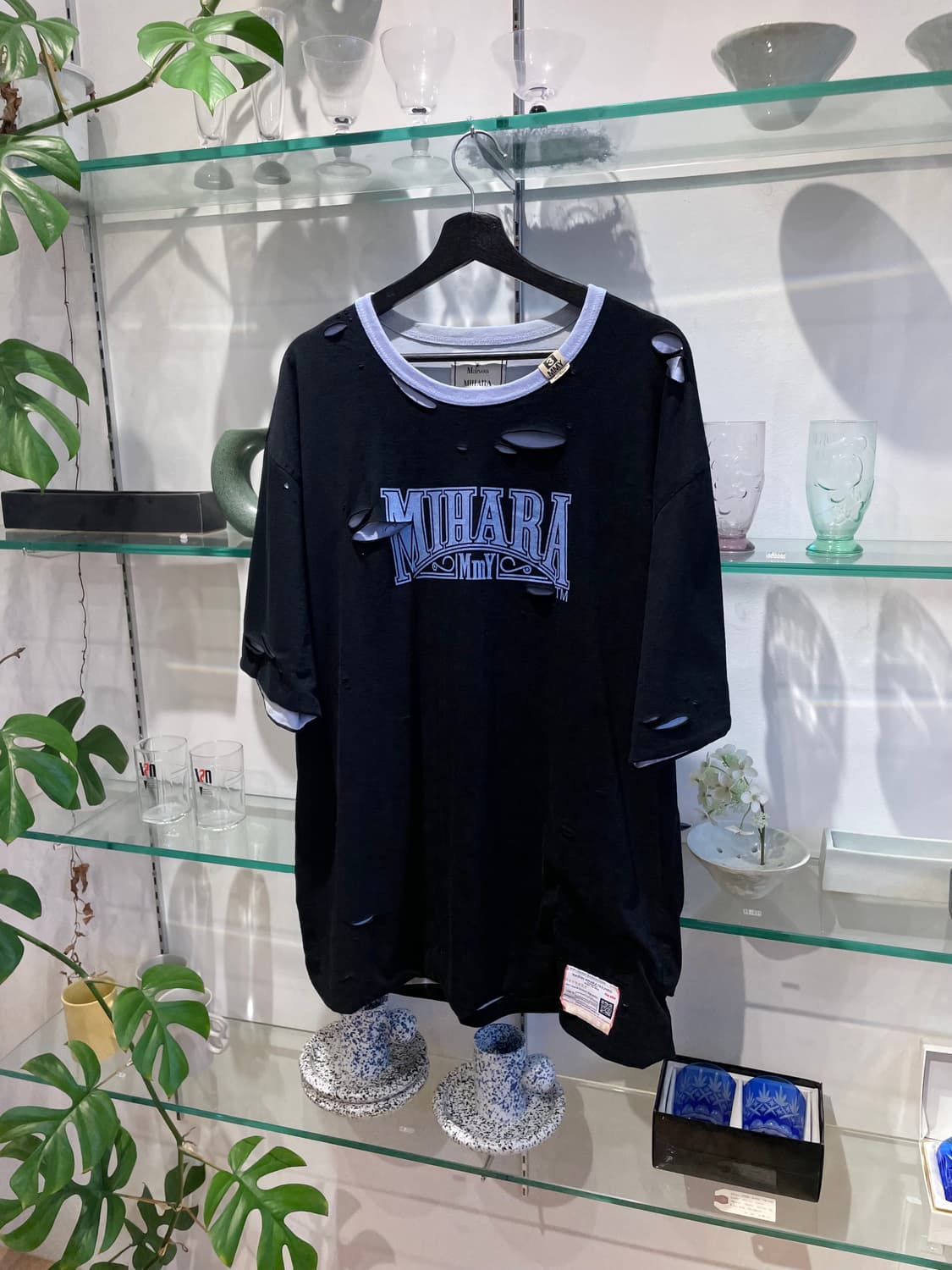 미하라야스히로 distressed reversible tee 상품이미지5