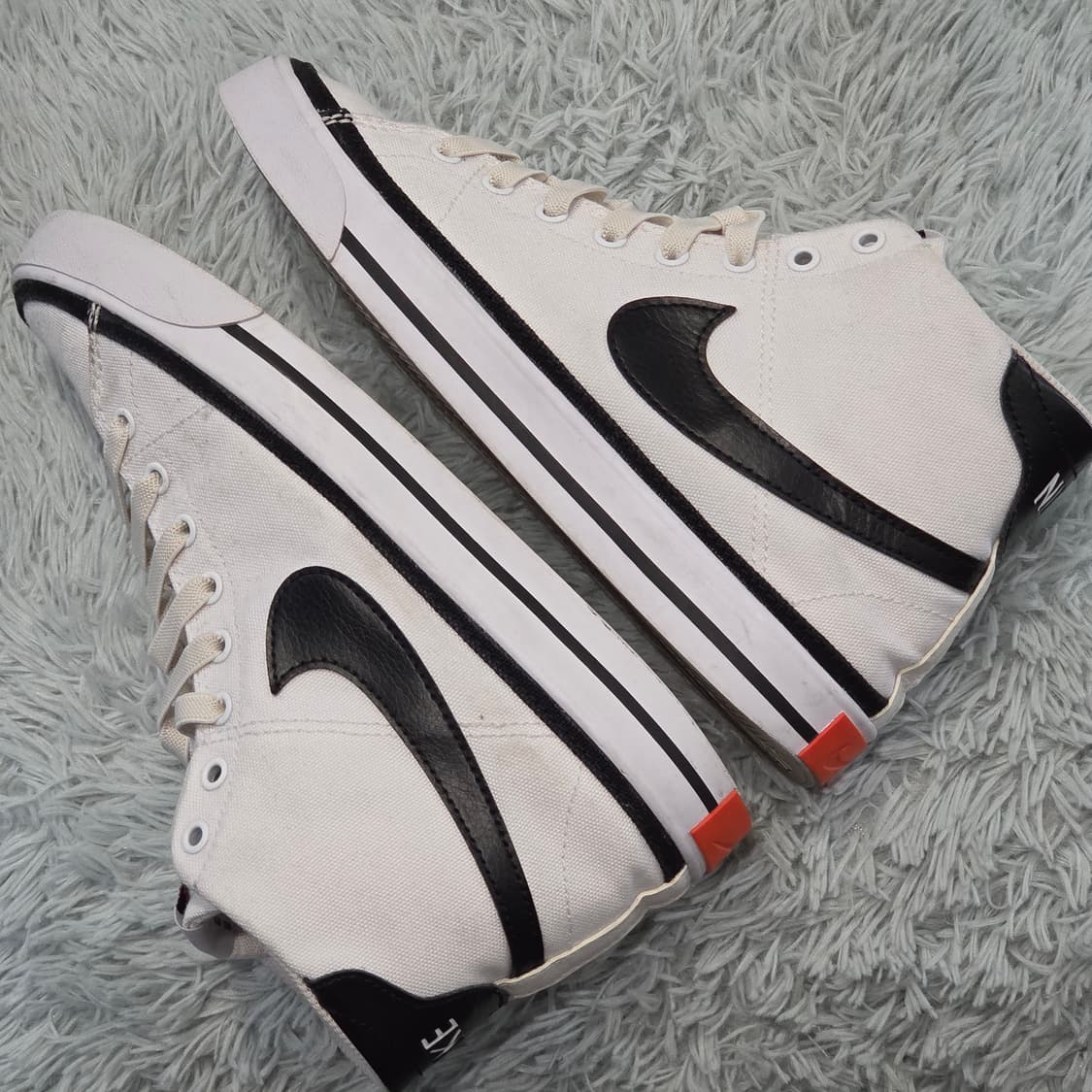 3q-29:나이키 캔버스 하이탑 스니커즈 DD0161-100 (25cm) 상품이미지7