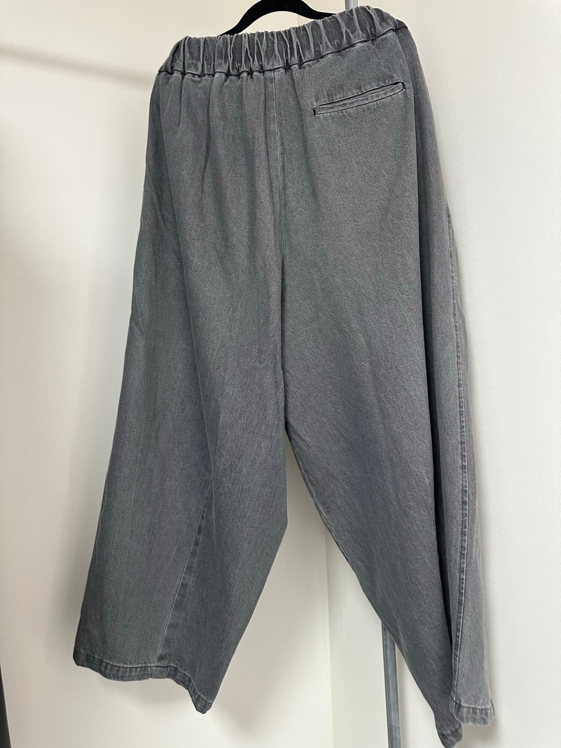 앵글런 데님 벌룬팬츠 - GREY 상품이미지2