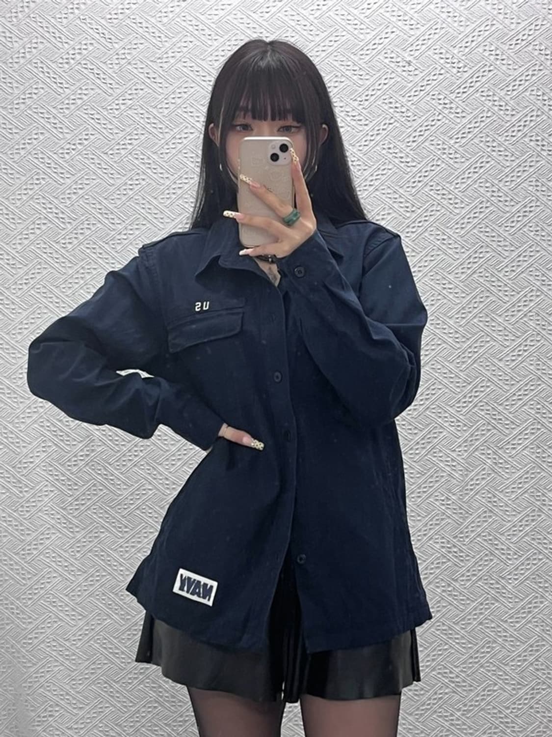 커버낫 레트로 빈티지 캐주얼 트러커 워크 셔츠 L C09946 상품이미지1