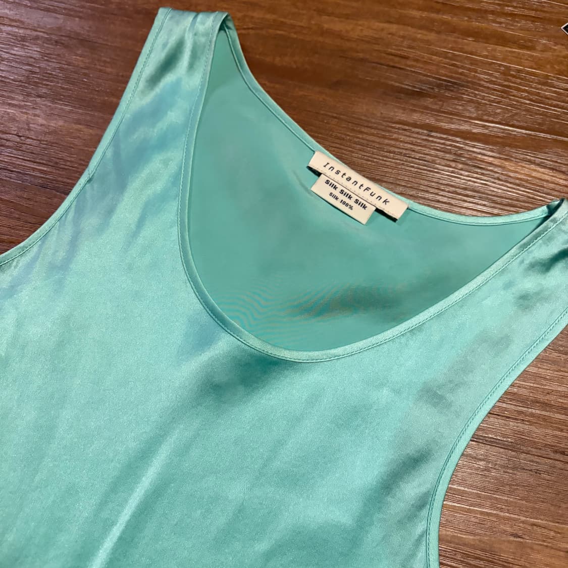 INSTANT FUNK SILK MINT Top 상품이미지3