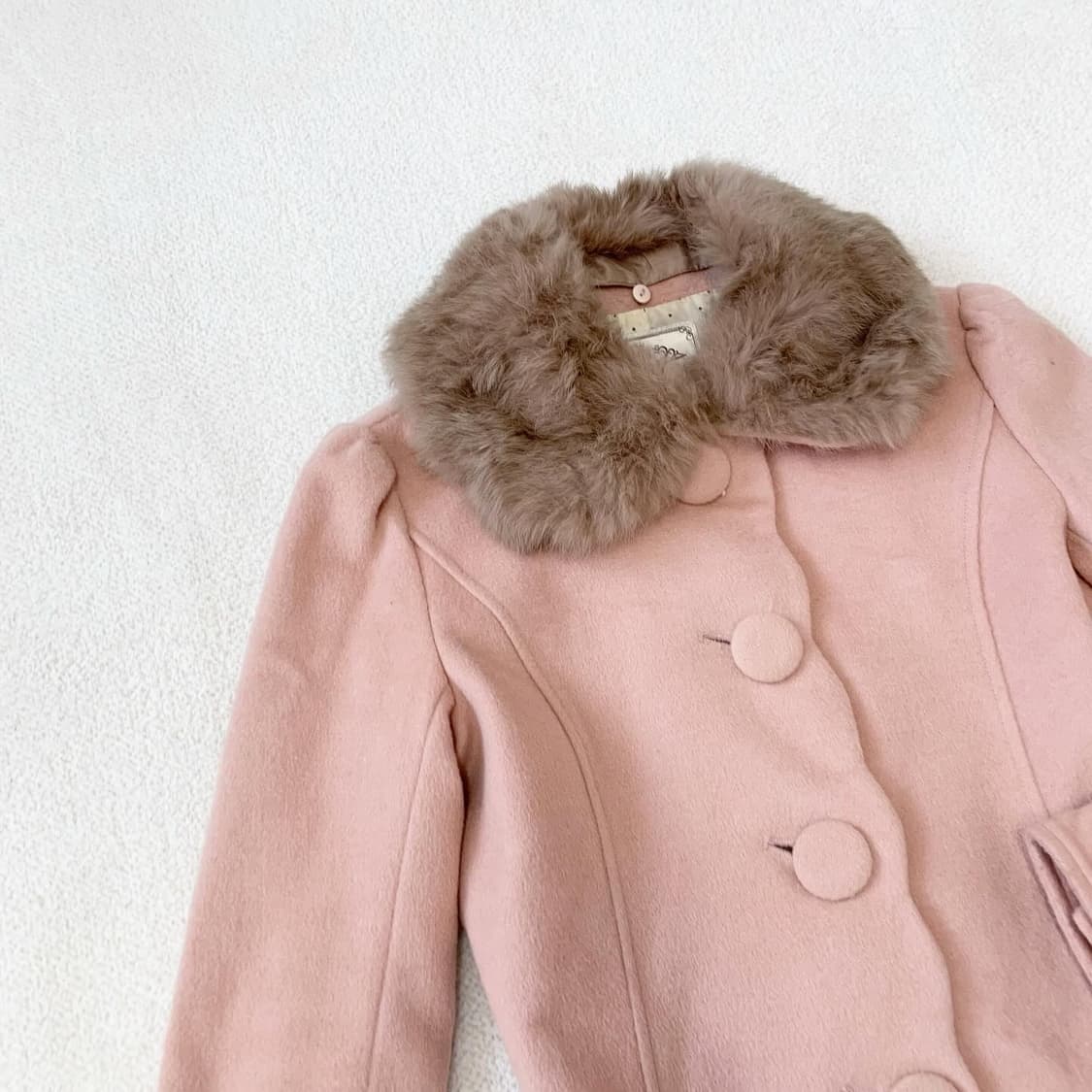 로디스포토 히메갸루 핑크 원피스 코트 상품이미지2