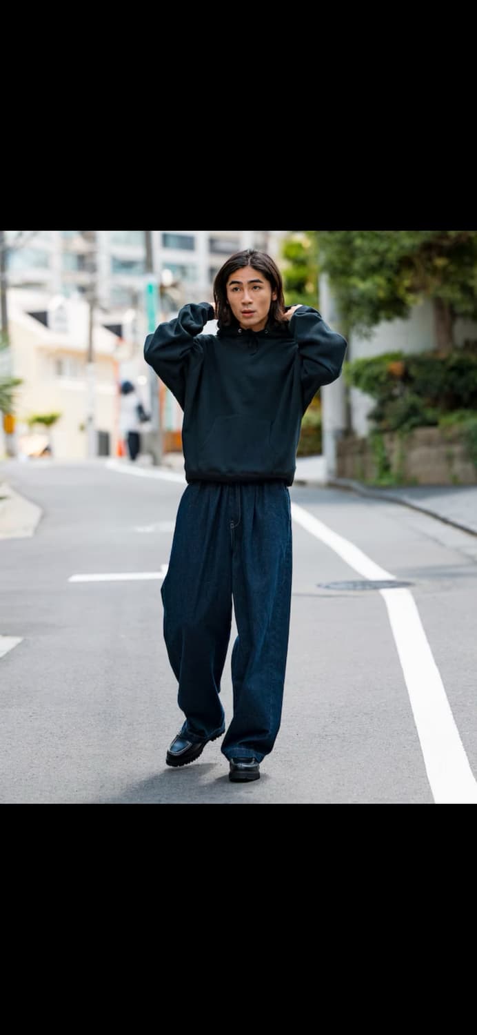 프릭스스토어 숏랭스 12온스 헤비웨이트 후디(검정) 상품이미지4