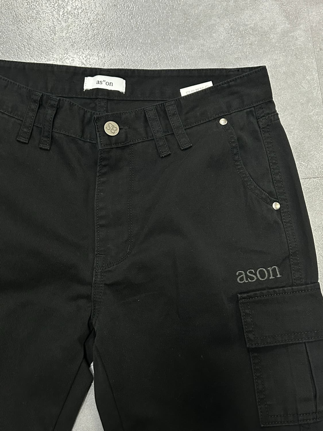 애즈온 아바 부츠컷 팬츠 차콜 상품이미지2