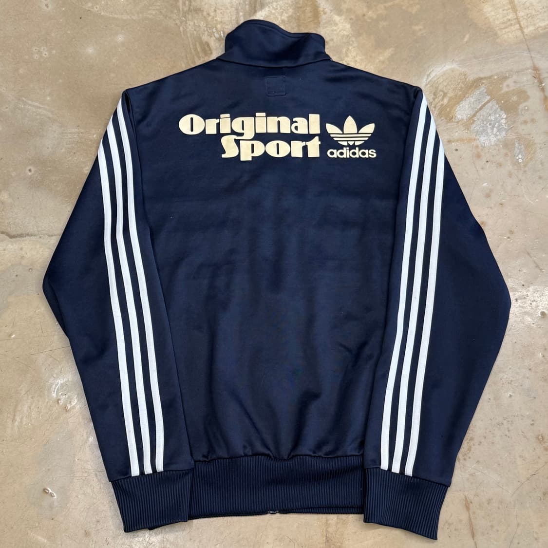 100 아디다스 오리지널 스포츠 네이비 트랙탑 상품이미지3