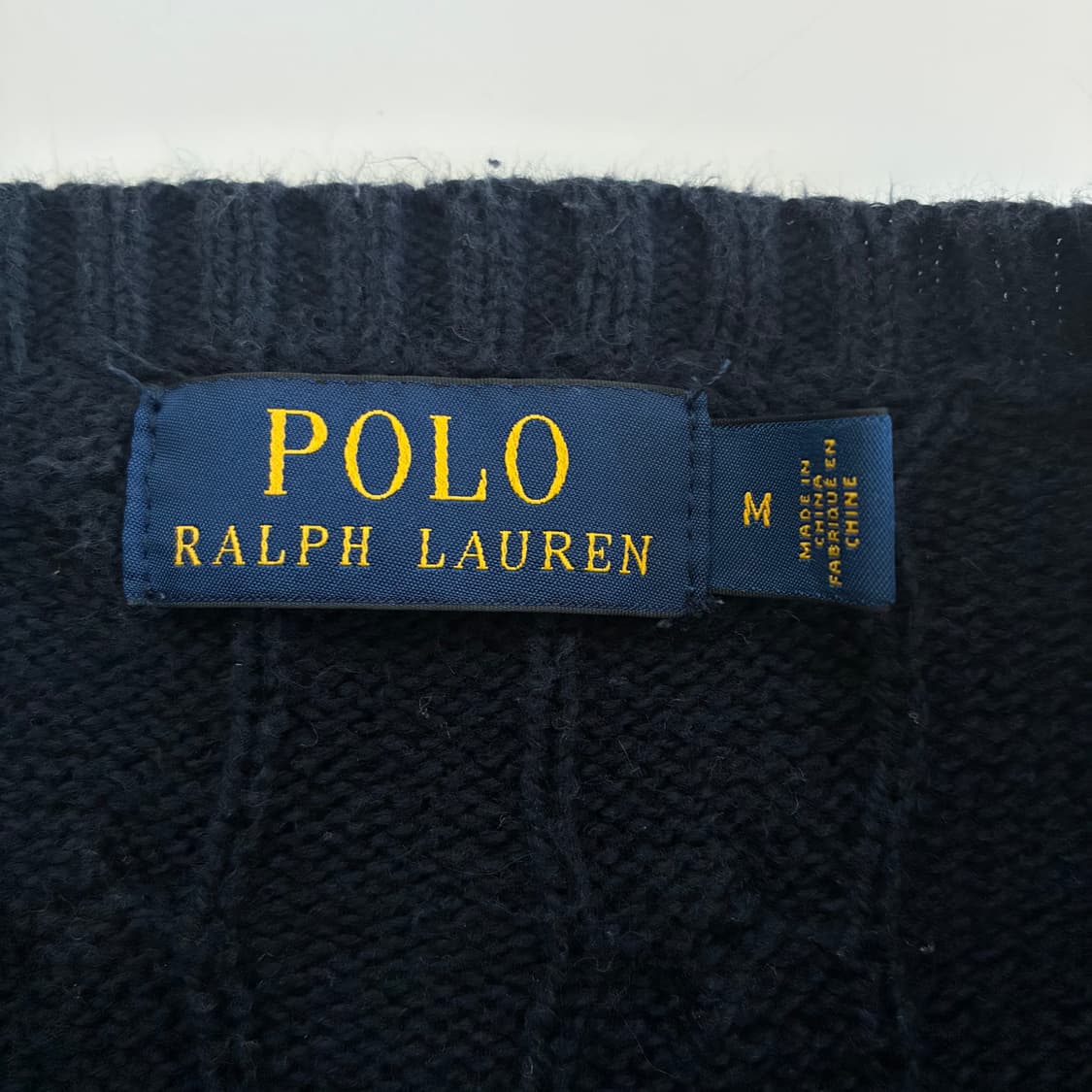 Polo 폴로 랄프로렌 신형 피구먼트 메이비 케이블 라운드 니트 상품이미지4