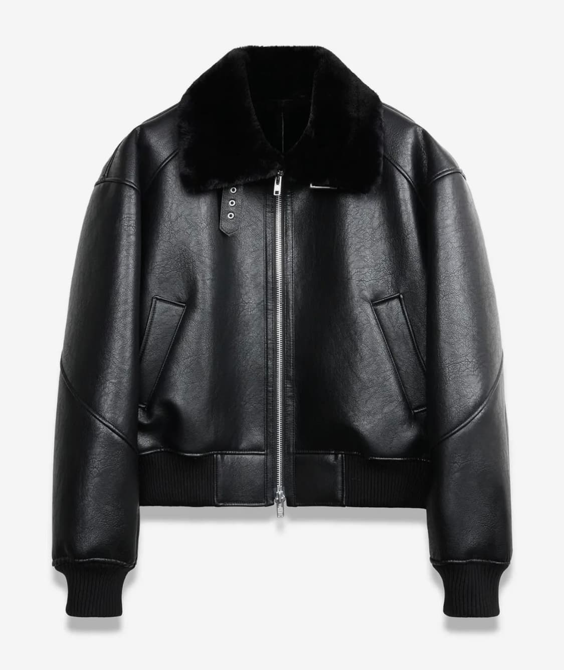 도프 제이슨 크리즈 빈티지 무톤 봄버 BLACK XL 상품이미지1