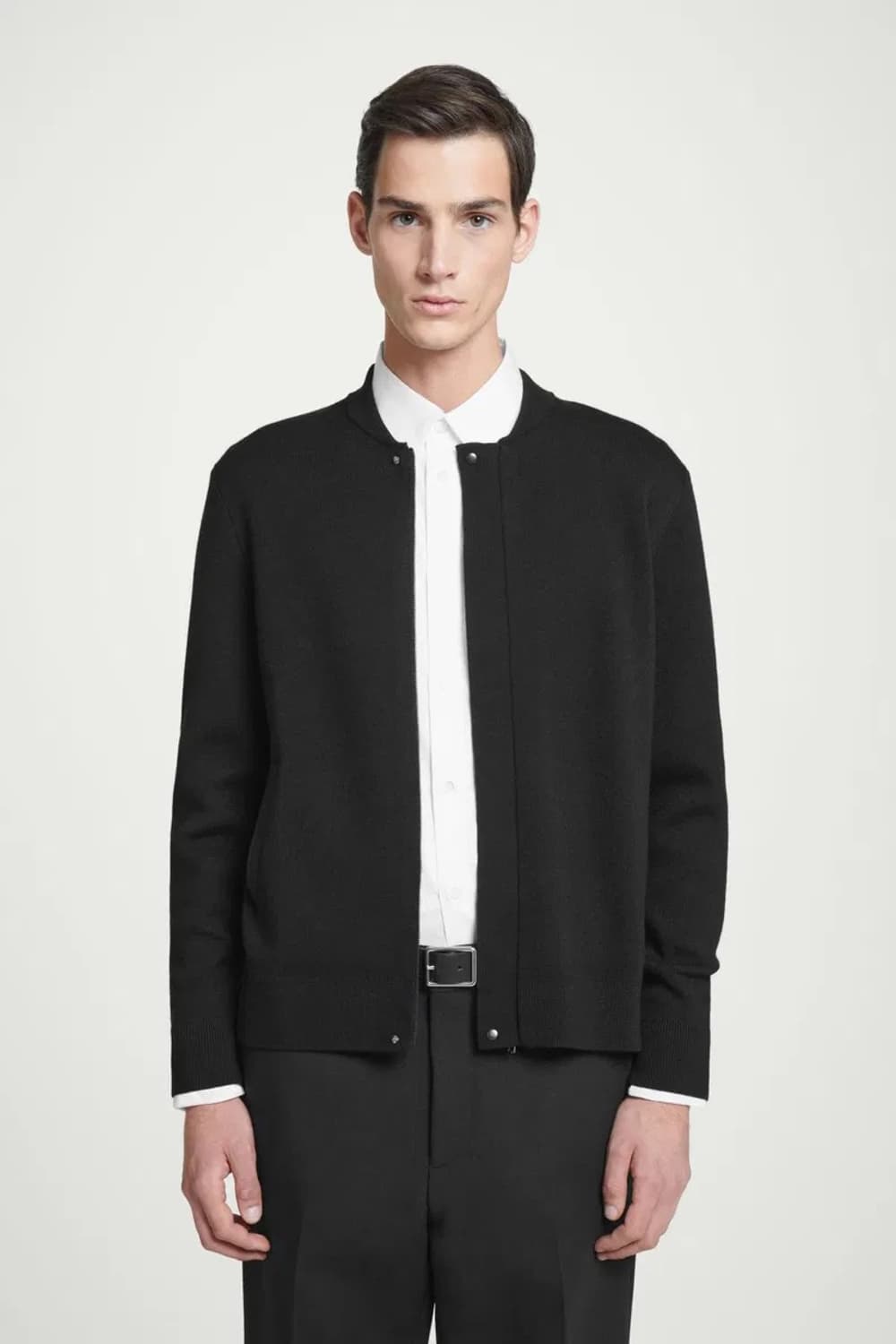COS 남성 니트 울버머 가디건 자켓 (블랙, M/민트급) 상품이미지1