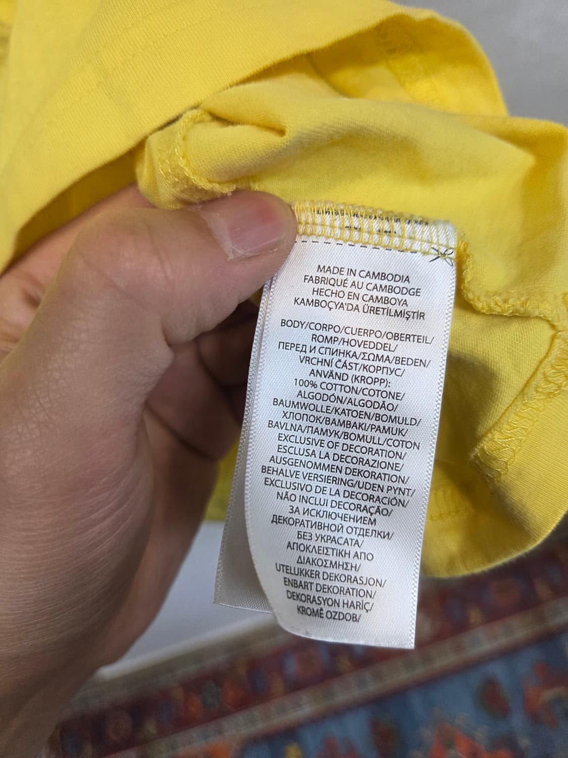 폴로랄프로렌 주니어 빅포니 반팔 노랑 14 16 성인 xs 상품이미지4