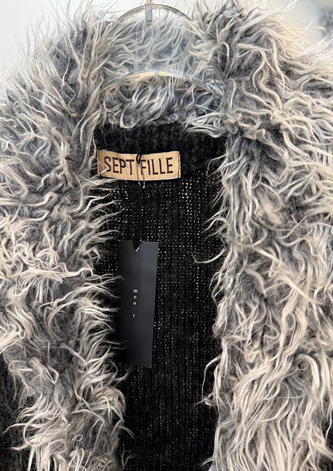 빈티지 퍼 롱 가디건  상품이미지2