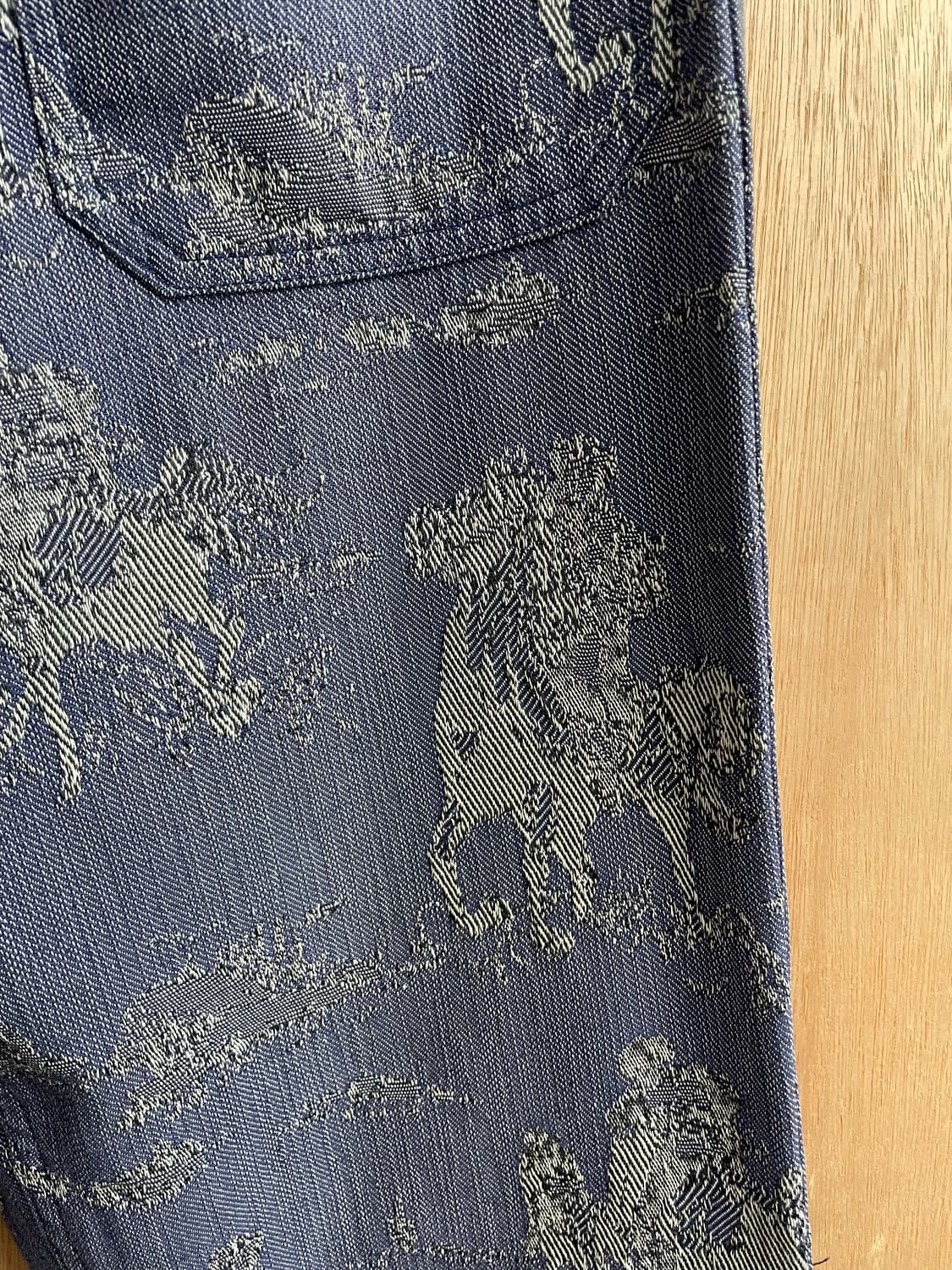 드리스반노튼 자카드 플레어 팬츠 상품이미지4