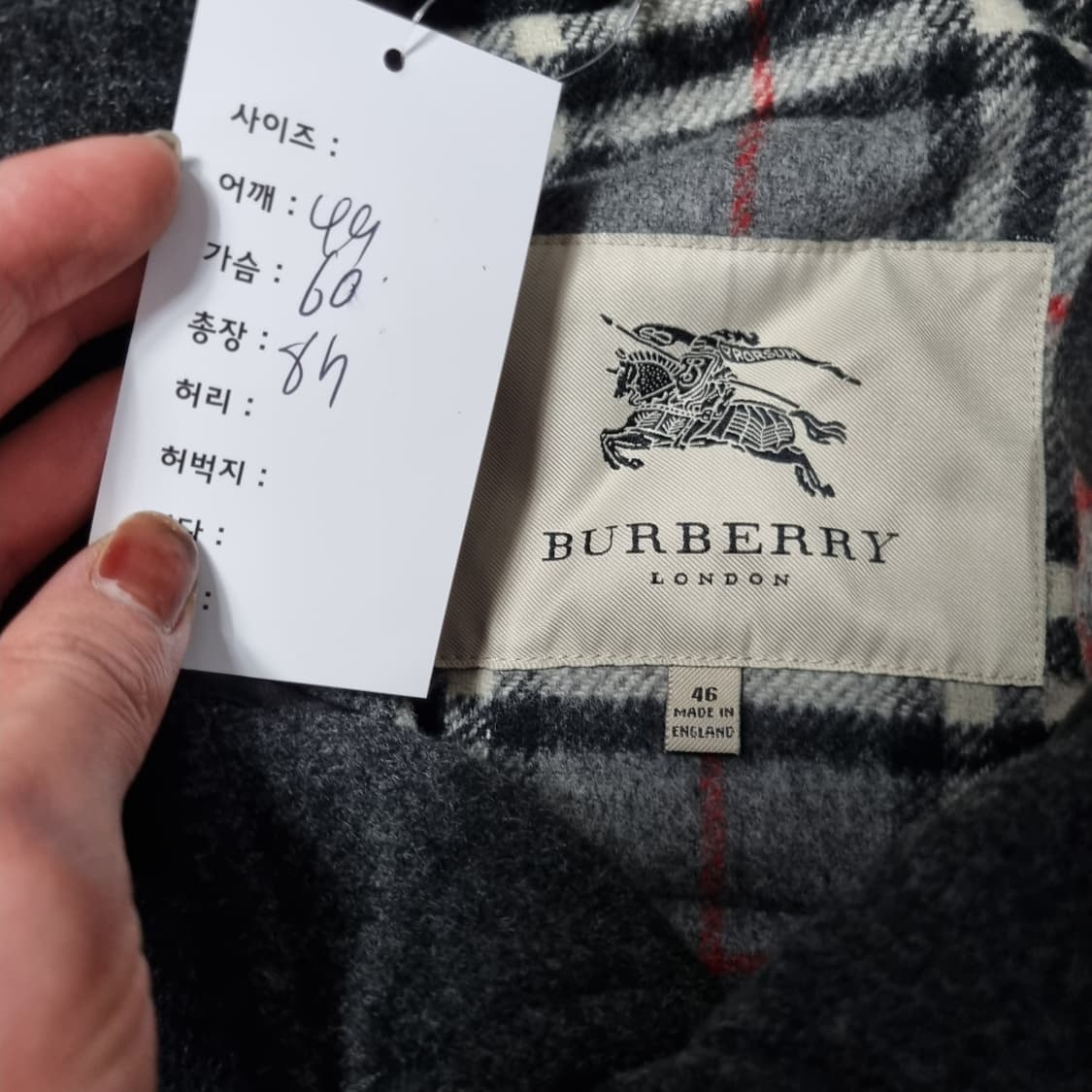 버버리 울 더플코트 상품이미지7