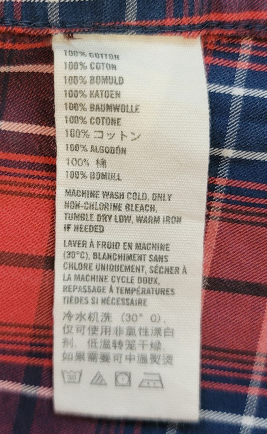 아베크롬비(Abercrombie & Fitch) 체크패턴 셔츠 판매 상품이미지7