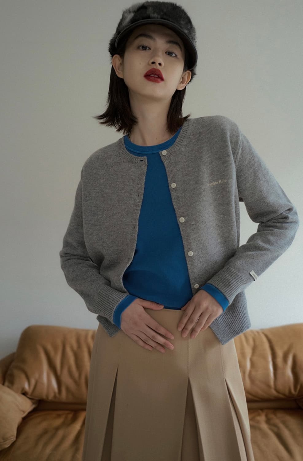 오버듀플레어 가디건 상품이미지2
