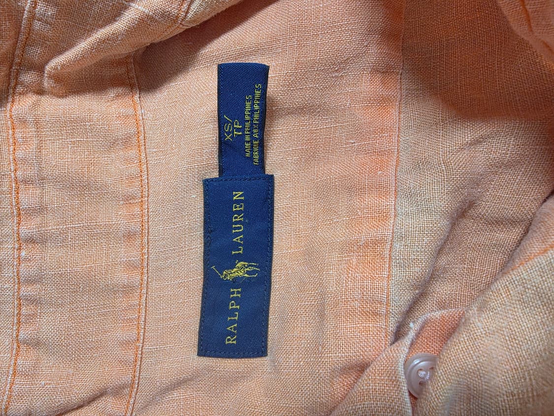 Polo 폴로 랄프로렌 오렌지 셔츠 XS (캐주얼) 상품이미지4