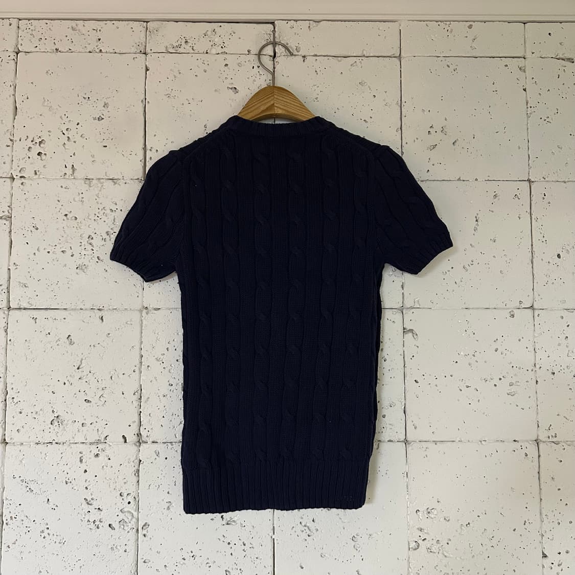 우먼XS 폴로 랄프로렌 반팔 니트 네이비 상품이미지5