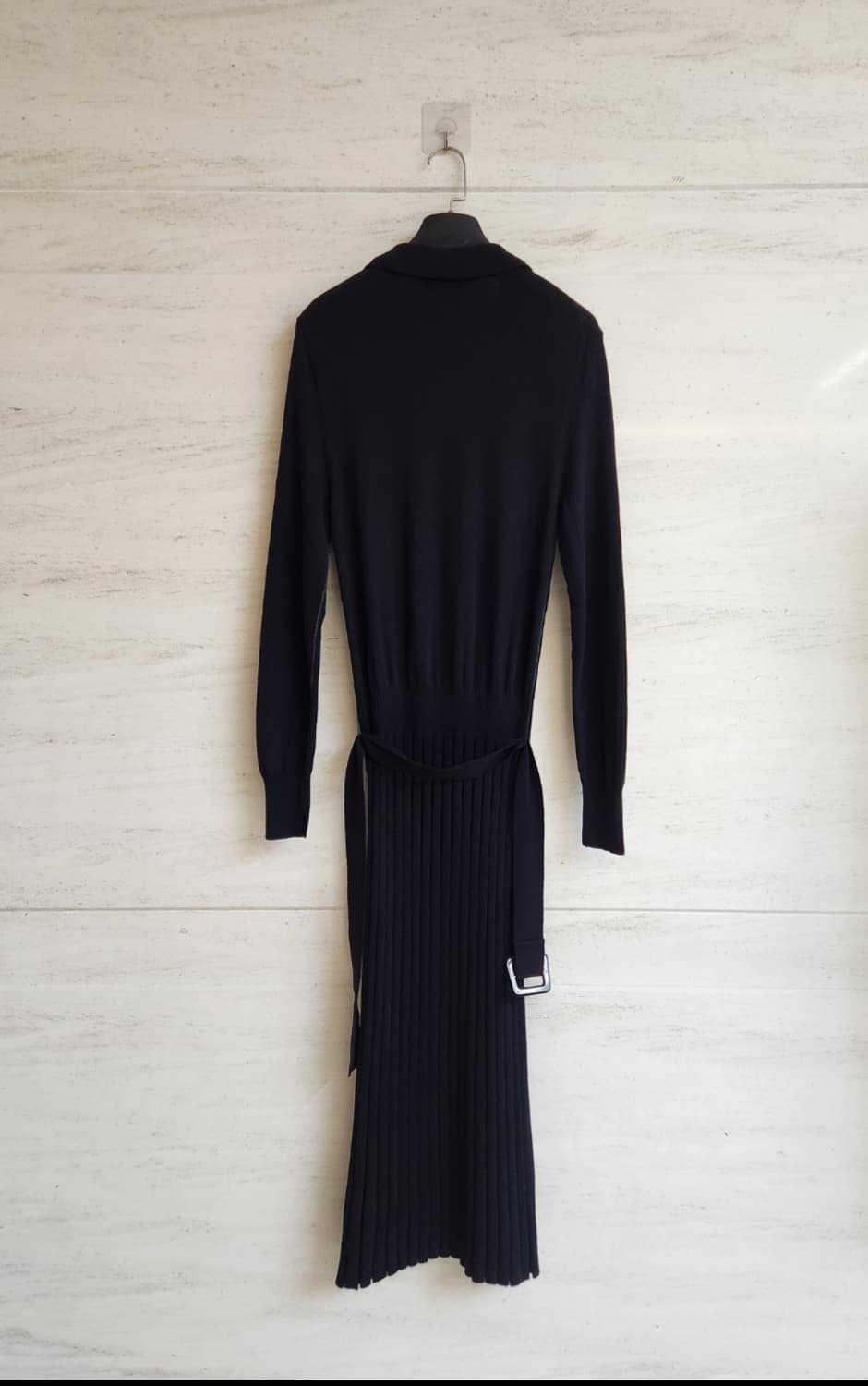 라코스테 울니트 벨티드 플리츠 원피스 55사이즈 상품이미지4