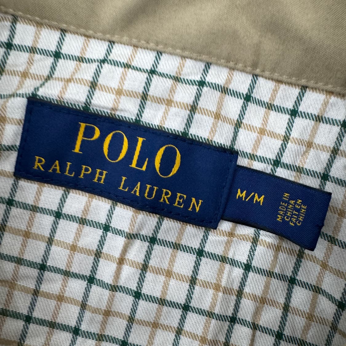 M(100) 폴로 랄프로렌 베이지 바이스윙 자켓  상품이미지7