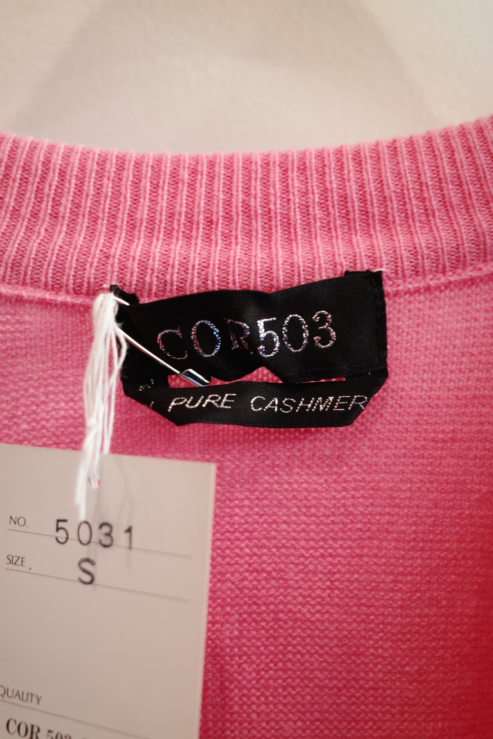 COR 503 퓨어 캐시미어100 가디건 (새상품) 상품이미지6