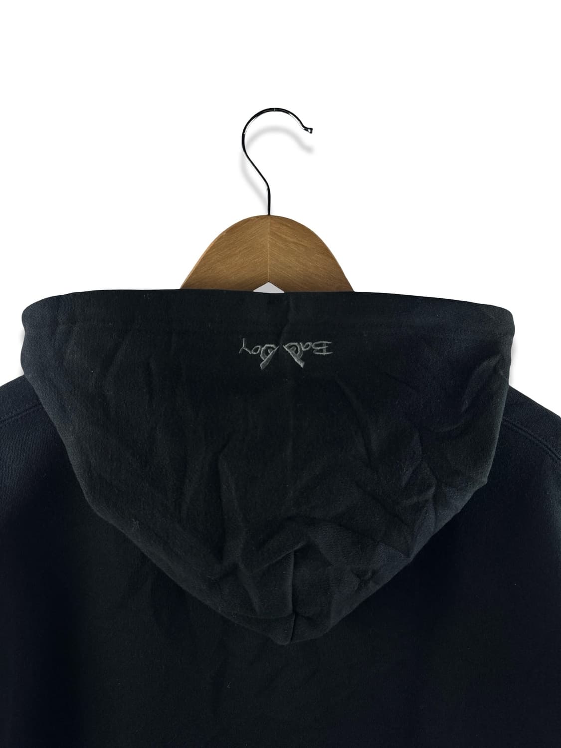 배드보이 프린팅 자수 블랙후디1966 상품이미지5