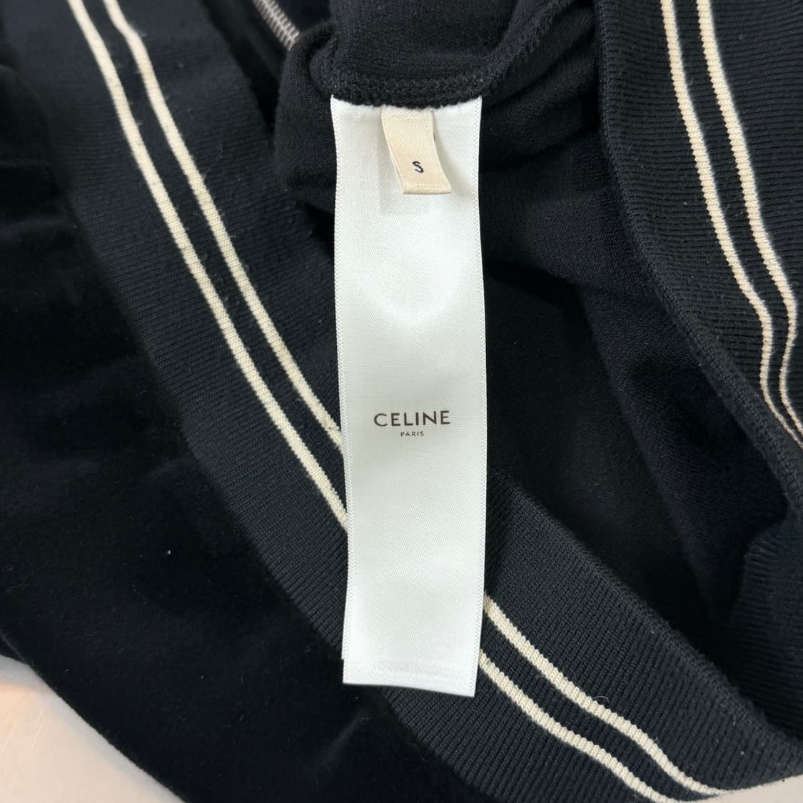 [리오브] 셀린느 트리오페 벨루어 트랙 벨벳 후드집업 상품이미지5