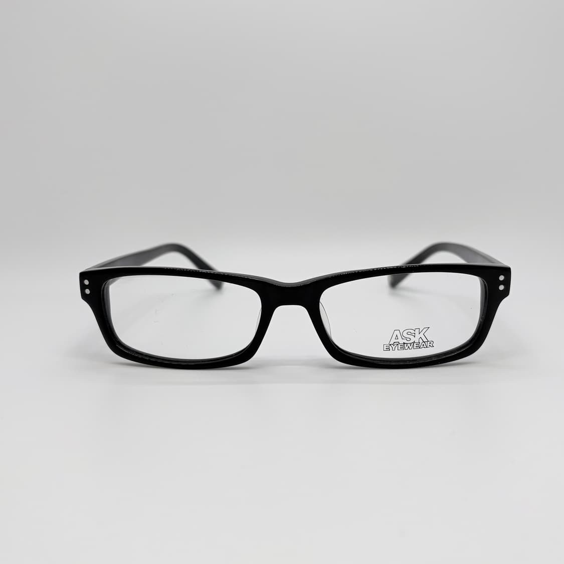ASK 슬림 사각 블랙 빈티지 뿔테 상품이미지3
