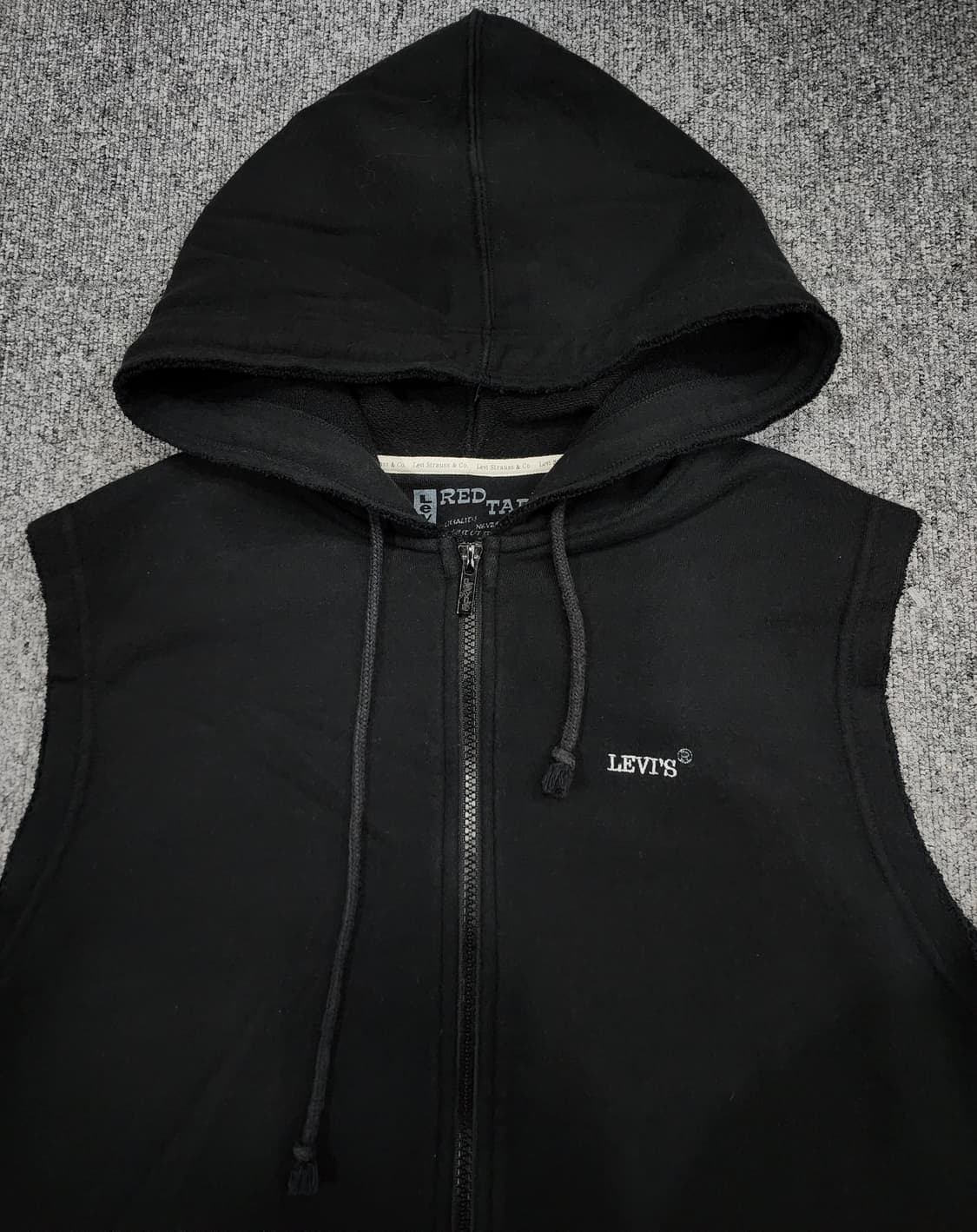 리바이스 레드탭 빈티지 후드집업 베스트 조끼 L 상품이미지4