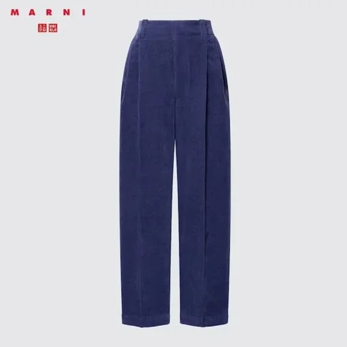 유니클로 x 마르니 코듀로이 와이드 피트 턱 팬츠 상품이미지2
