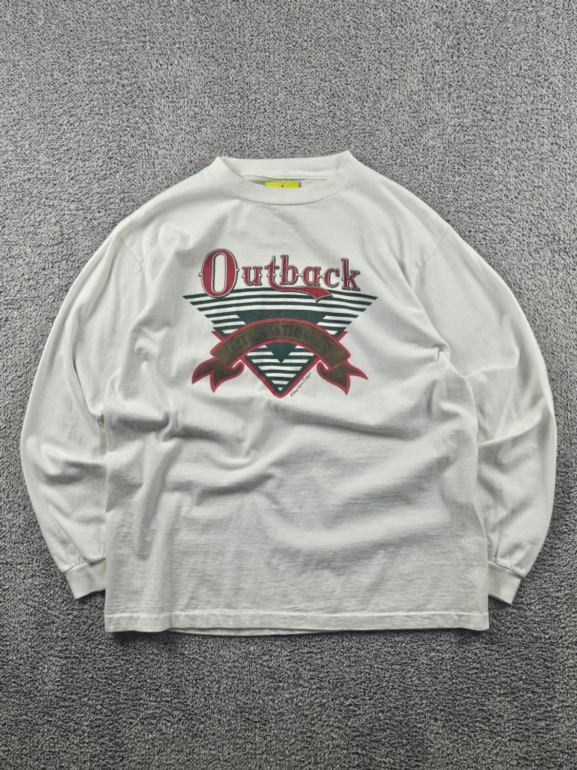 90's 아웃백 프린팅 싱글스티치 롱 슬리브 ( M추정 ) / 11344 상품이미지1