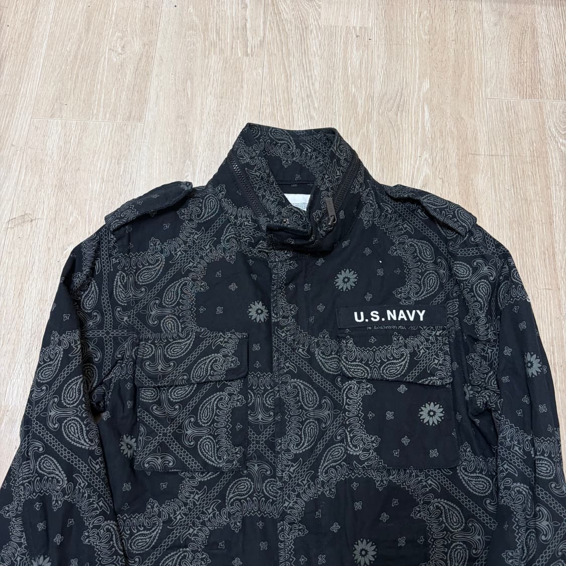 코데즈컴바인 페이즐리 포켓 M65 야상 자켓 L/100  상품이미지2