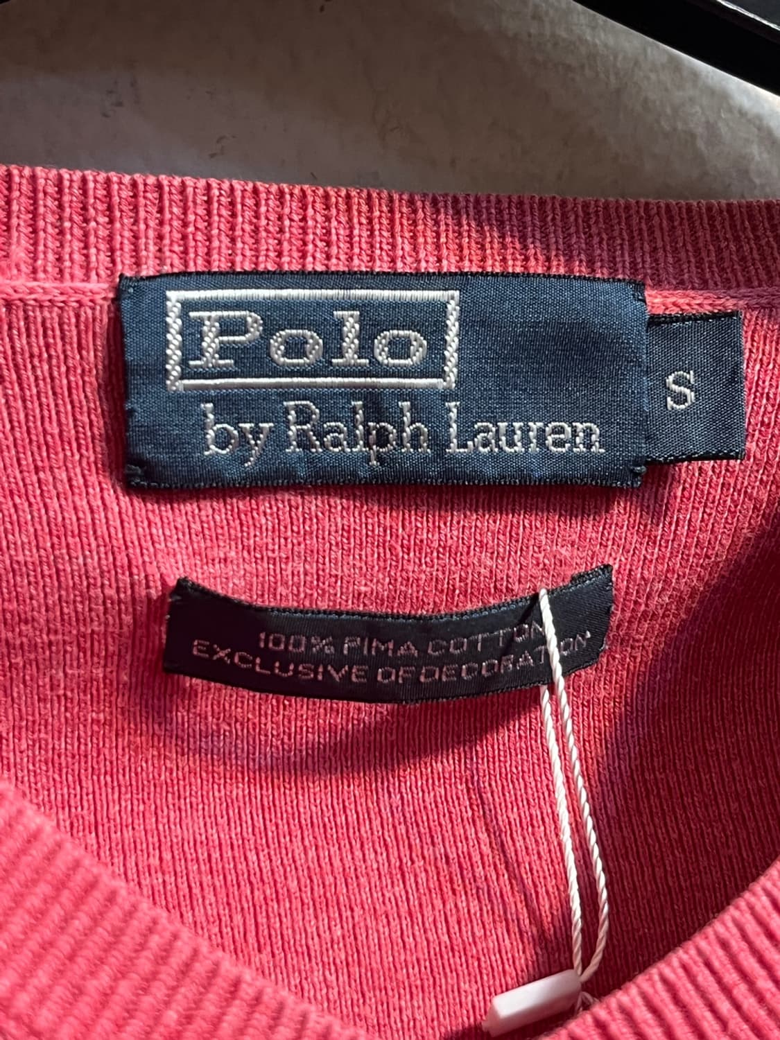 폴로 랄프 로렌 핑크 브이넥 스웨터 상품이미지6
