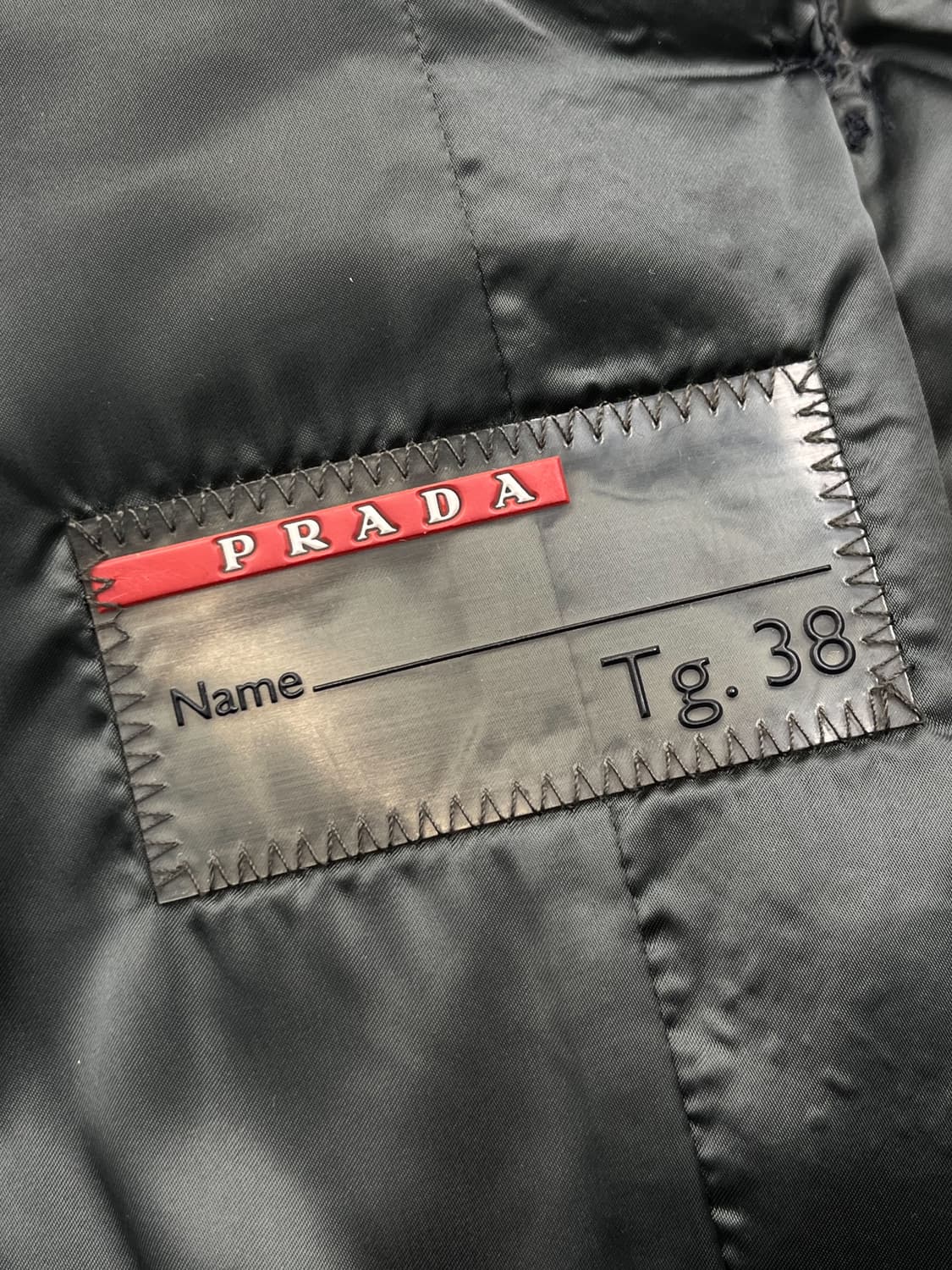 프라다 10a/w 폭스 퍼 나일론 다운 코트 상품이미지5