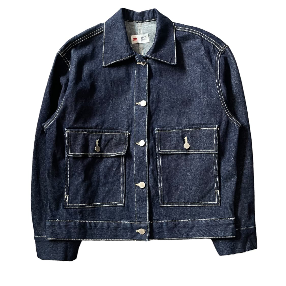 LVC X BLACK ONE DAY 진청 데님 자켓 상품이미지1