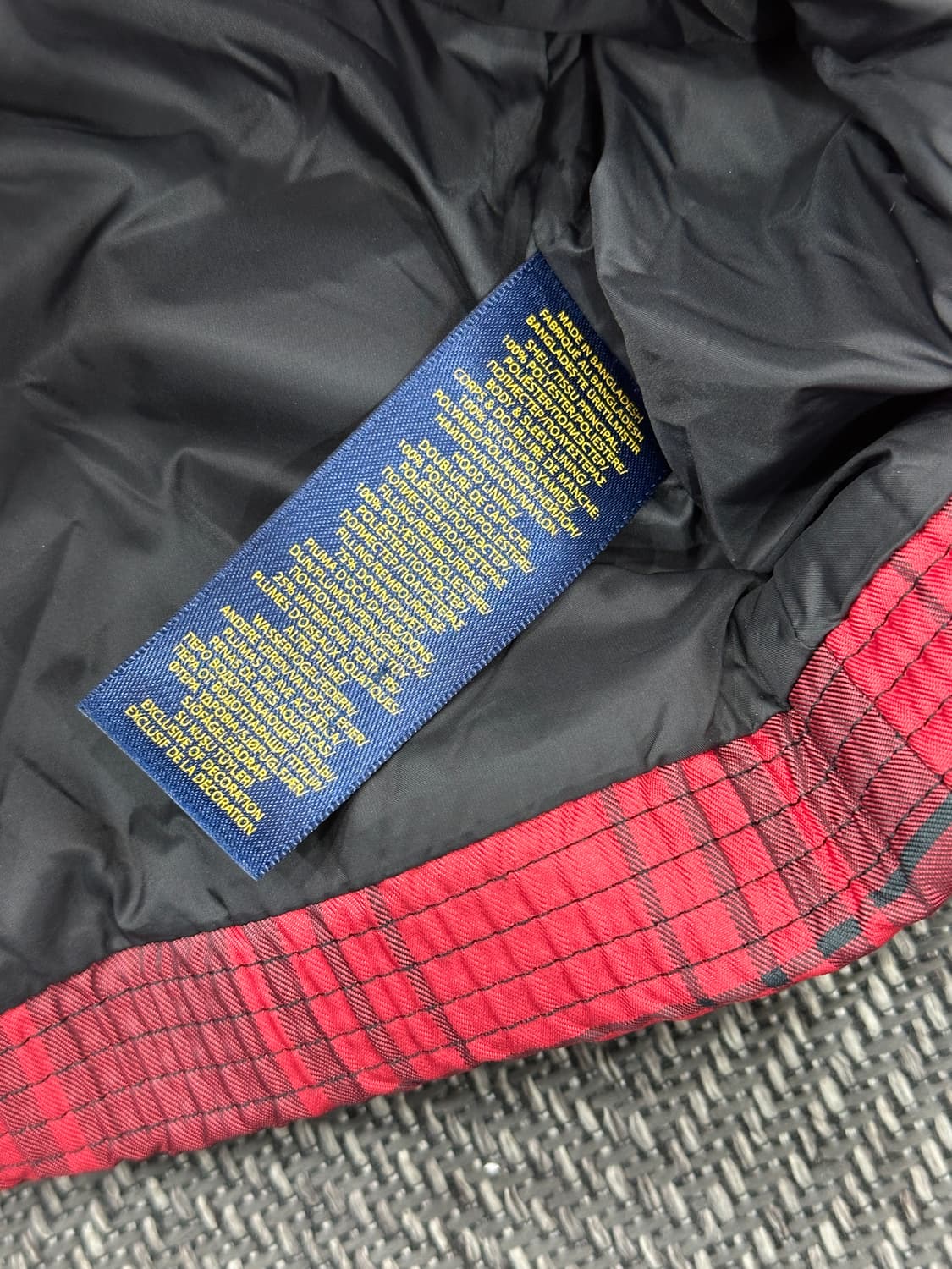 폴로 체크패딩 키즈 상품이미지7