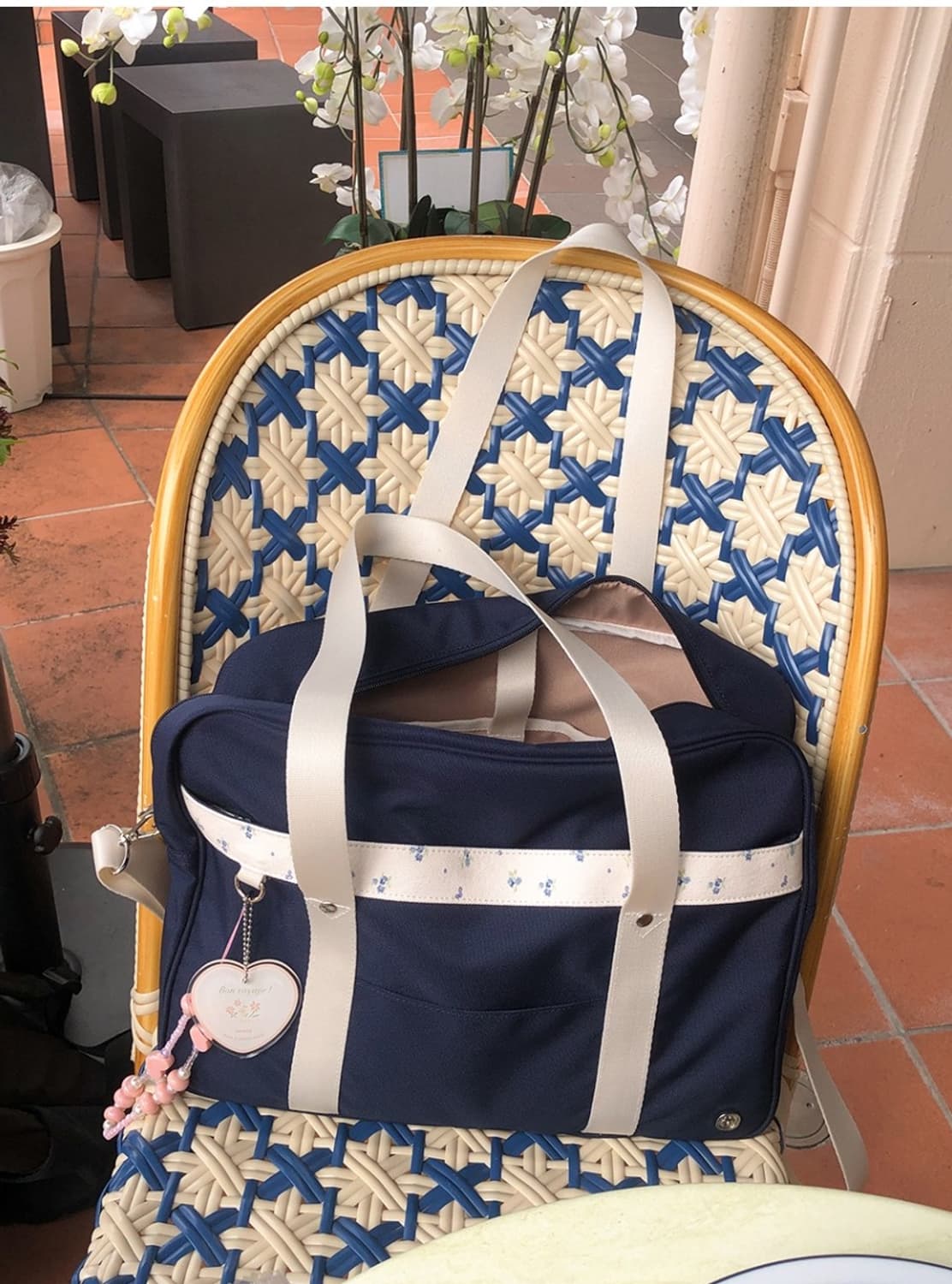 편택포) ovuni 오부니 네이비 스쿨백/가방 미개봉 새상품 상품이미지3