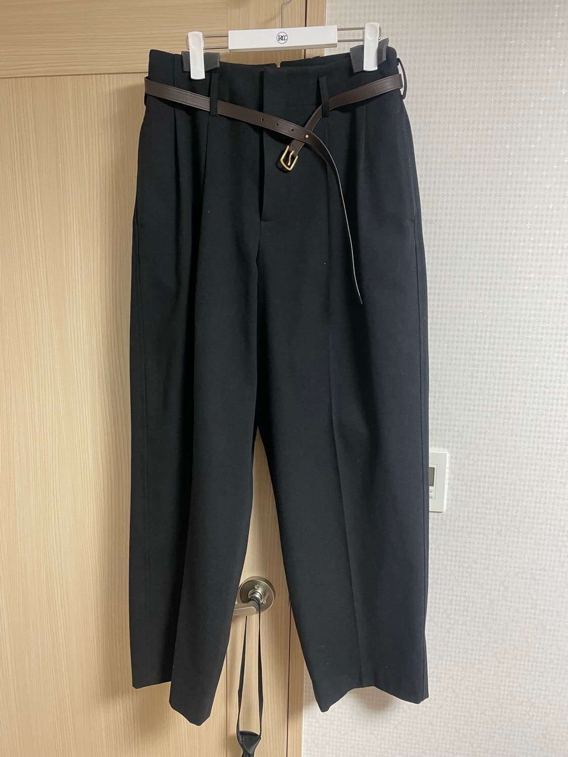 렉토 울 퀸시 벨티드 팬츠(m) 상품이미지2