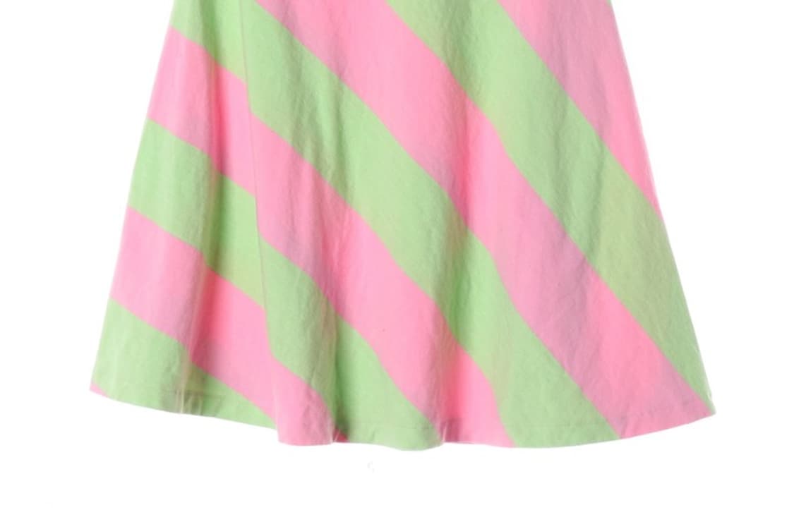 랄프로렌 핑크 그린 스트라이프 홀터넥 원피스 M 상품이미지5