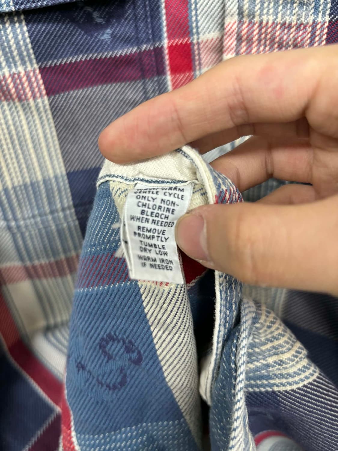 [S] 폴로 랄프로렌 앵커 패턴 플란넬 체크 셔츠 상품이미지6