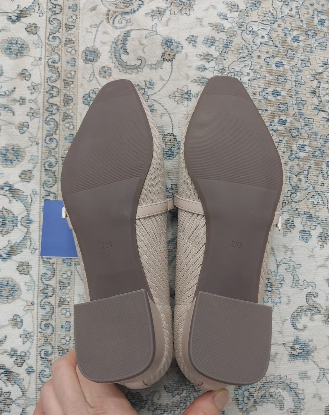 (새상품) 아가타 파리 베이지 플랫 메리제인 슈즈 235 상품이미지9